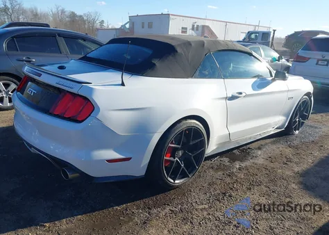 2016 Ford Mustang Gt Premium из США, поврежденный, VIN 1FATP8FF4G5212261